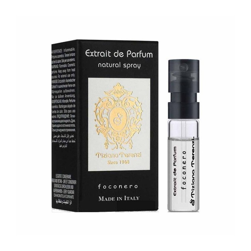 TIZIANA TERENZI Foconero Extrait de parfum 0,05 OZ 1,5 ML oficiálny tester vzoriek parfumov