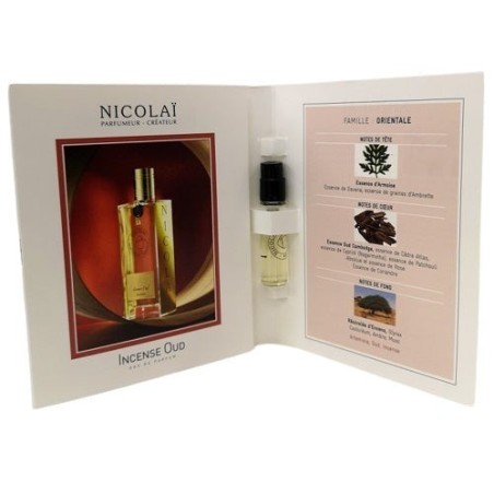 oficiálne vzorky parfumov vône Nicolai Incense Oud 1,8ml 0,07 oz.tester vôní
