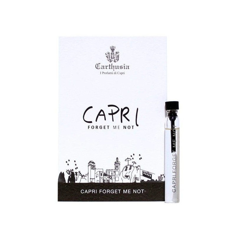 oficiálna vzorka parfumu Carthusia Capri Forget Me Not veľkosť 2ml 0,06 oz. tester parfumu