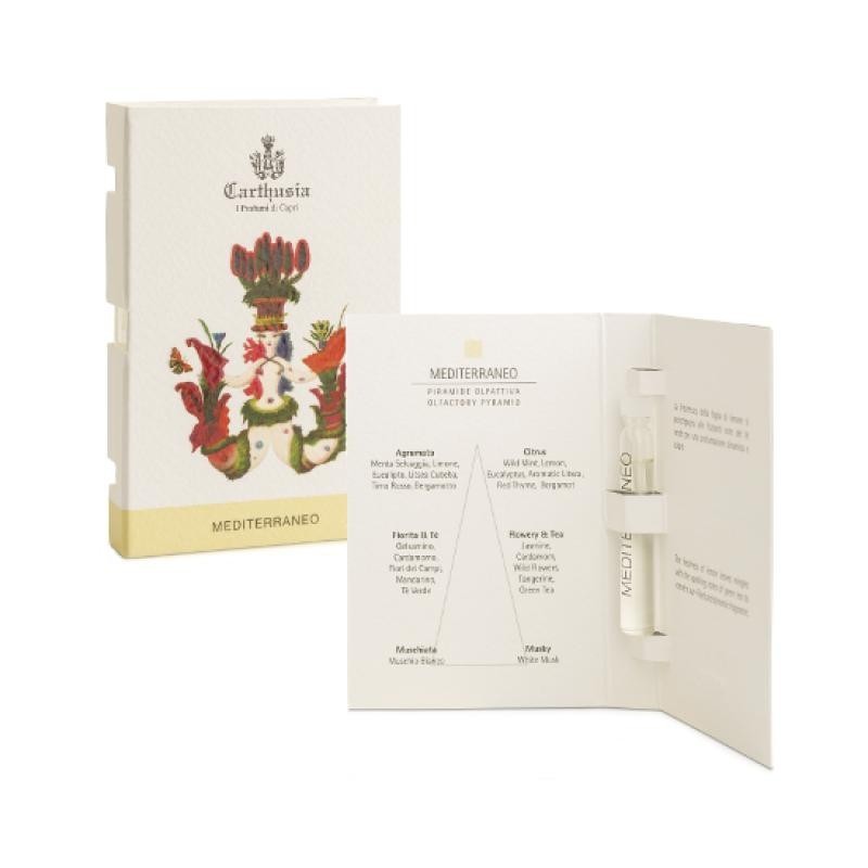 oficiálna vzorka parfumu Carthusia Mediterraneo veľkosť 2ml 0,06 oz. tester parfumu