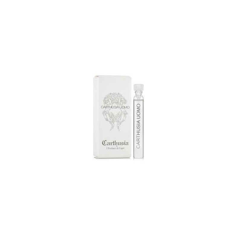 oficiálna vzorka parfumu Carthusia Uomo veľkosť 2ml 0,06 oz. tester parfumu
