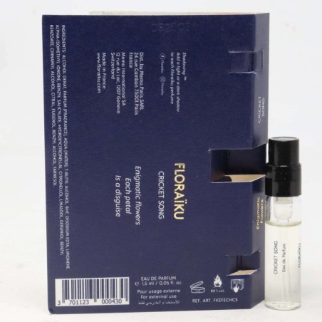 oficiálna vzorka vonia Floraiku Cricket Song 1,5 ml 0,05 fl. oz.