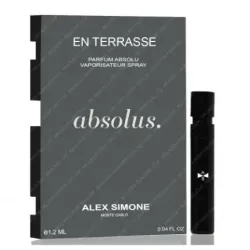 Alex Simone En Terrasse Parfum Absolu 1.2ml 0,04 fl. oz. oficiálne vzorky parfumov tester parfumov