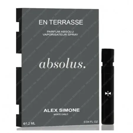 Alex Simone En Terrasse Parfum Absolu 1.2ml 0,04 fl. oz. oficiálne vzorky parfumov tester parfumov