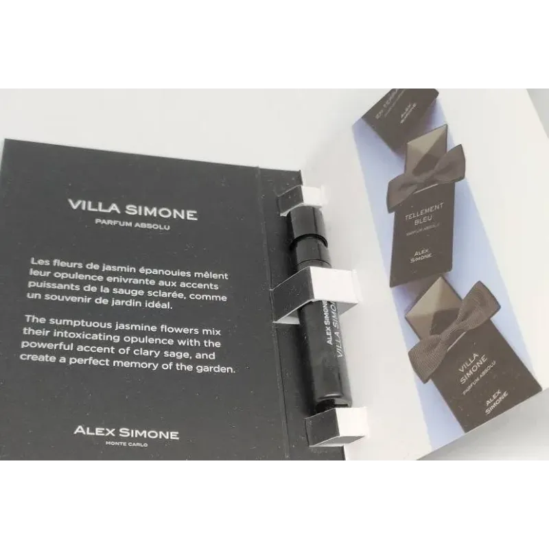 Alex Simone Villa Simone Parfum Absolu 1.2ml 0,04 fl. oz. oficiálne vzorky parfumov tester parfumov